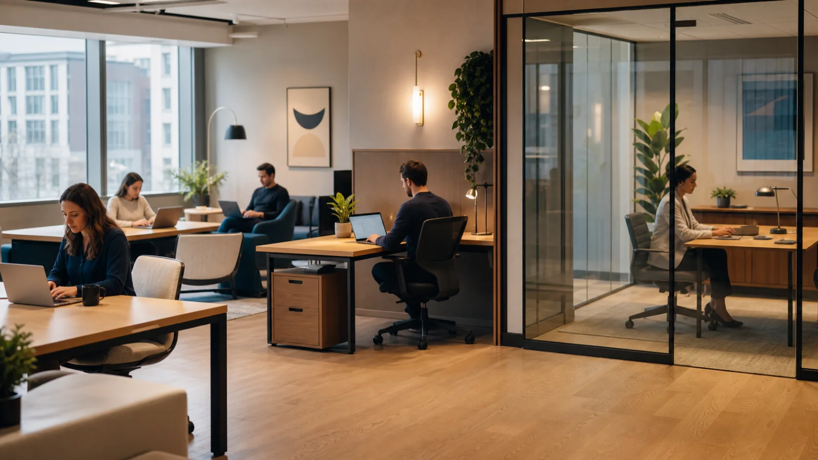 Desk fleksibël, desk i dedikuar apo zyrë private?